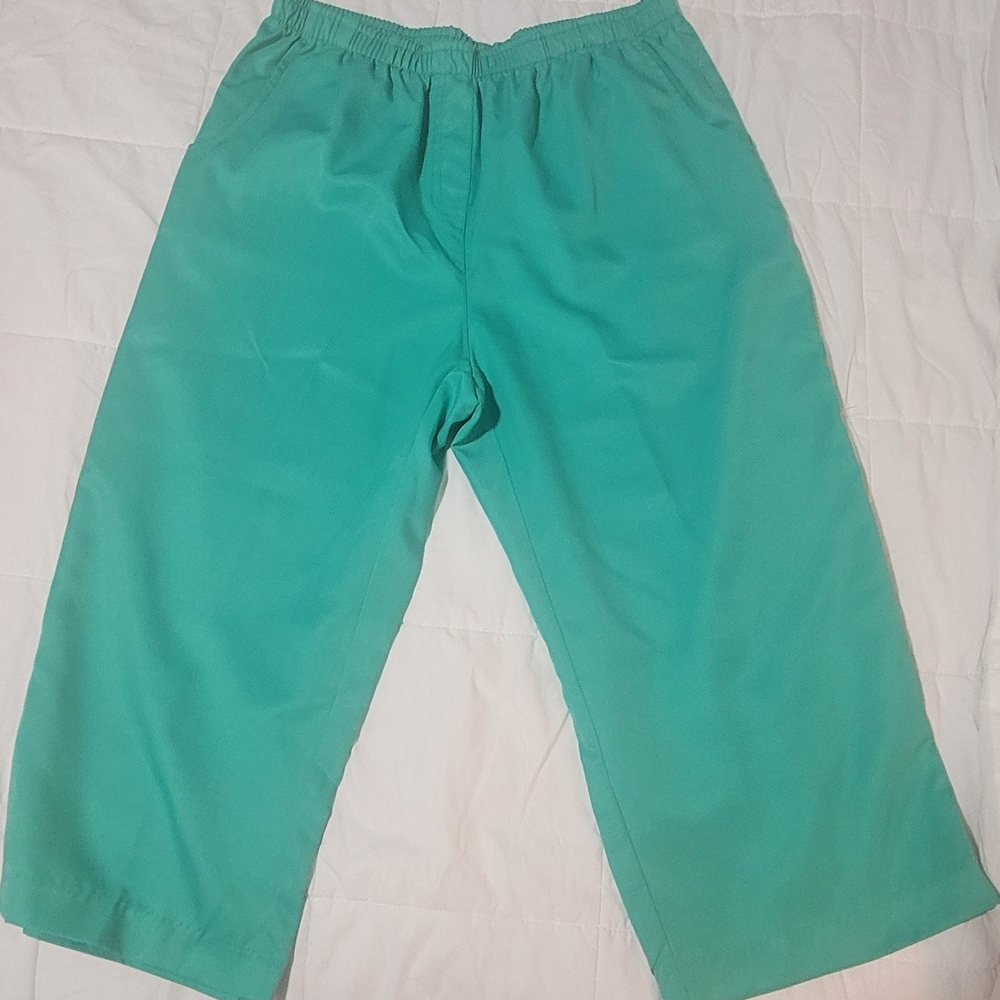 Vibrant Aqua Casual Pants Size L